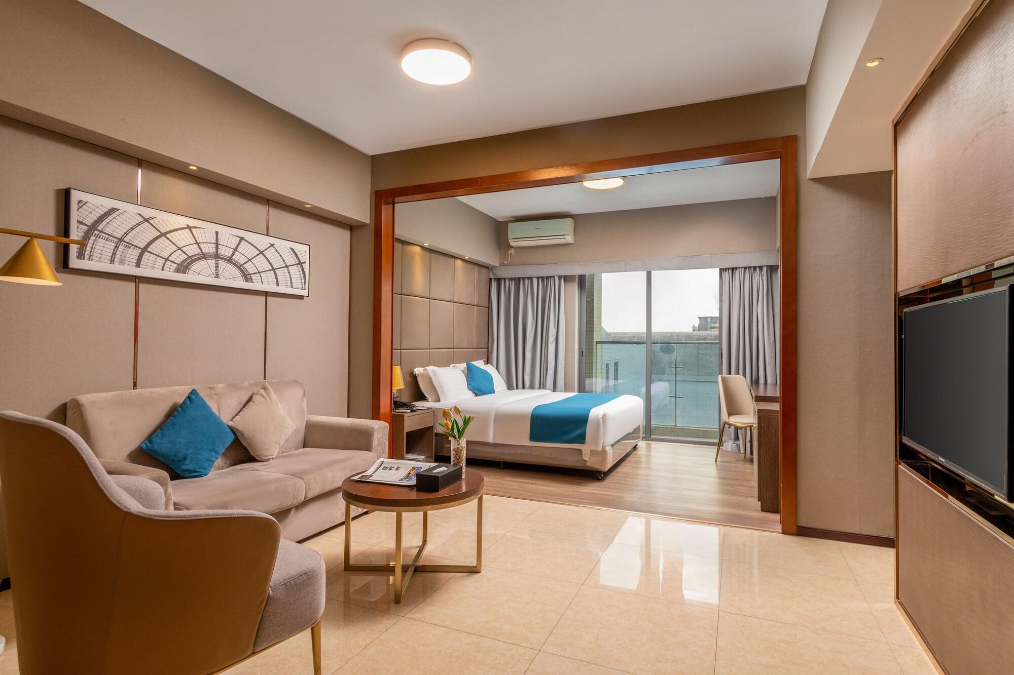Foshan Poltton International Serviced Apartment-Canton Fair Free Shuttle Bus Экстерьер фото