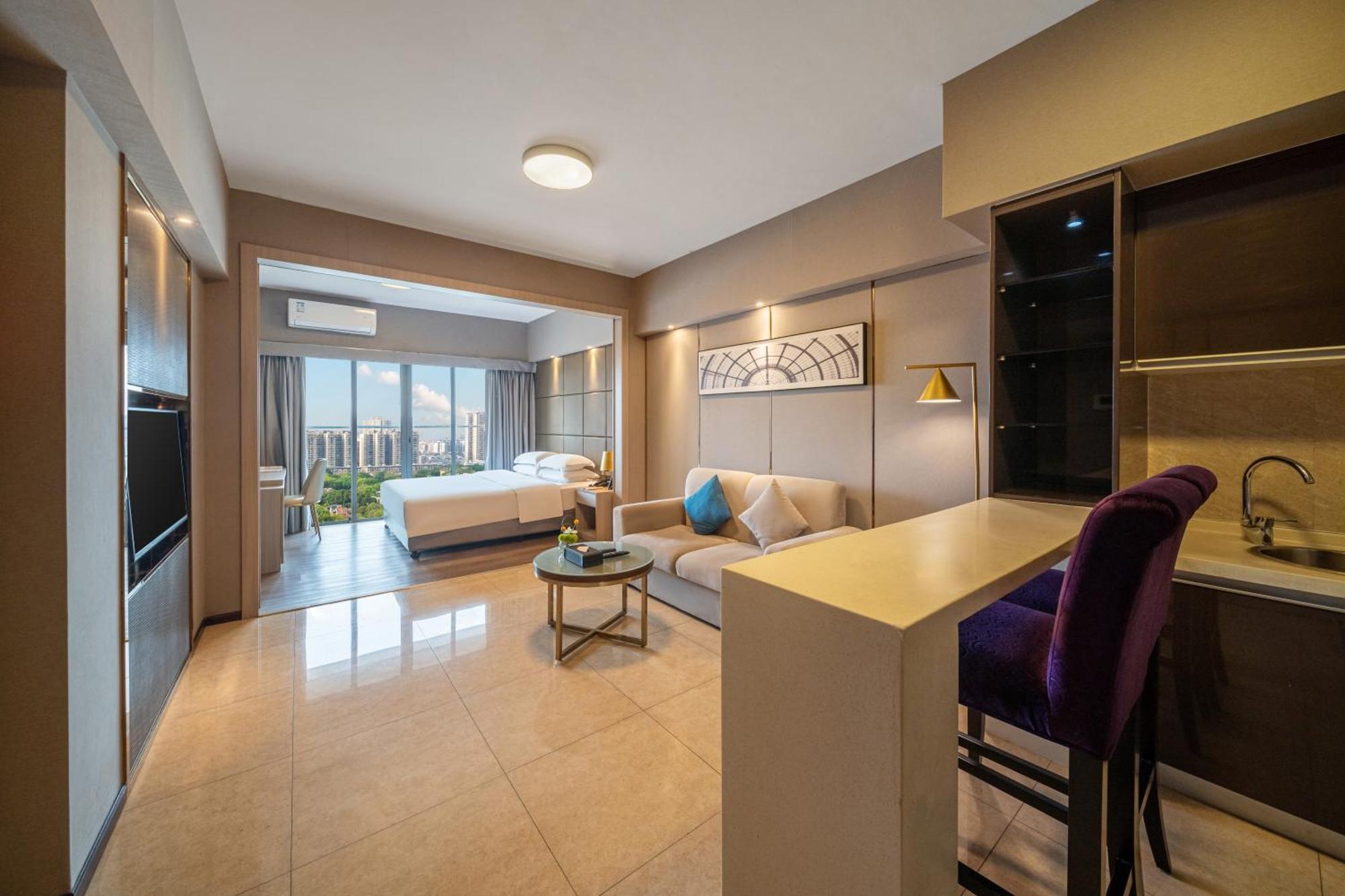 Foshan Poltton International Serviced Apartment-Canton Fair Free Shuttle Bus Экстерьер фото
