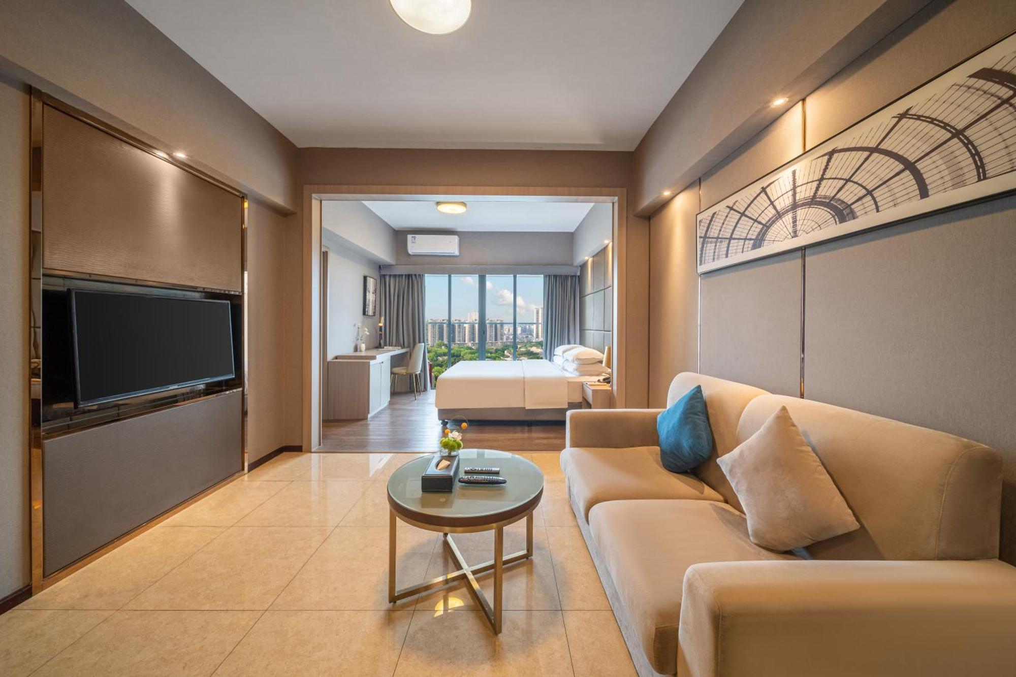 Foshan Poltton International Serviced Apartment-Canton Fair Free Shuttle Bus Экстерьер фото