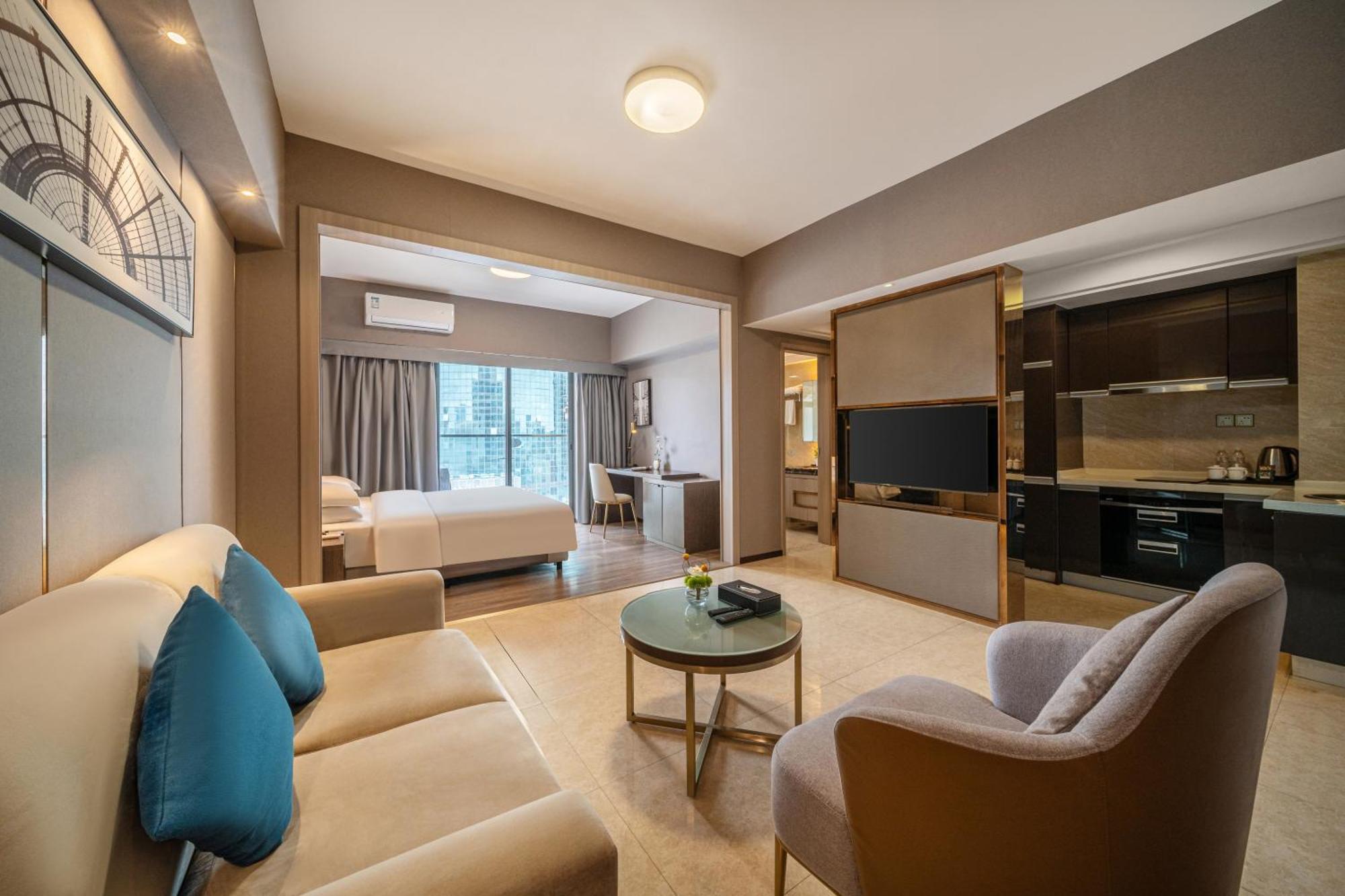 Foshan Poltton International Serviced Apartment-Canton Fair Free Shuttle Bus Экстерьер фото
